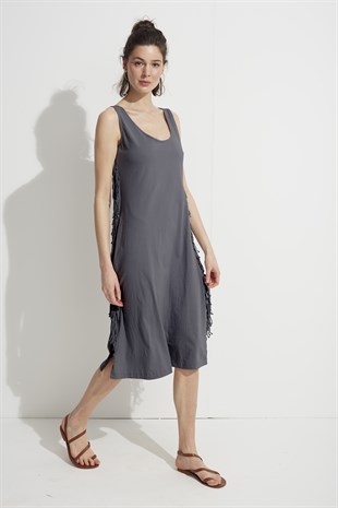 Tulum Dress LM22508_Gray